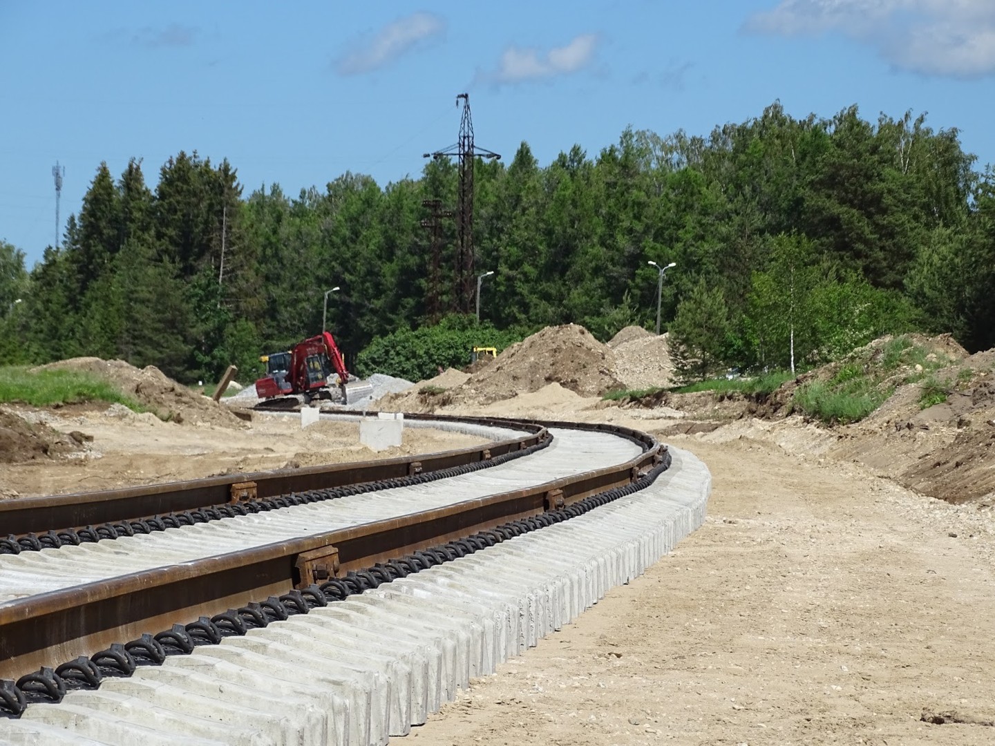 Riisipere-Turba vahel algas rööbastee ehitus
